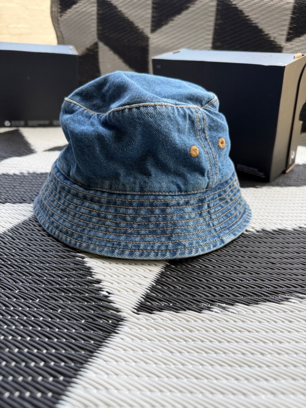 H&M Denim Blue Bucket Hat for Kids